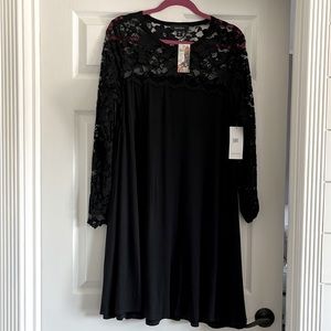 Karen Kane Black Evening Swing Dress
